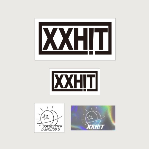 [XXHIT] 쉿 로고 스티커 패키지